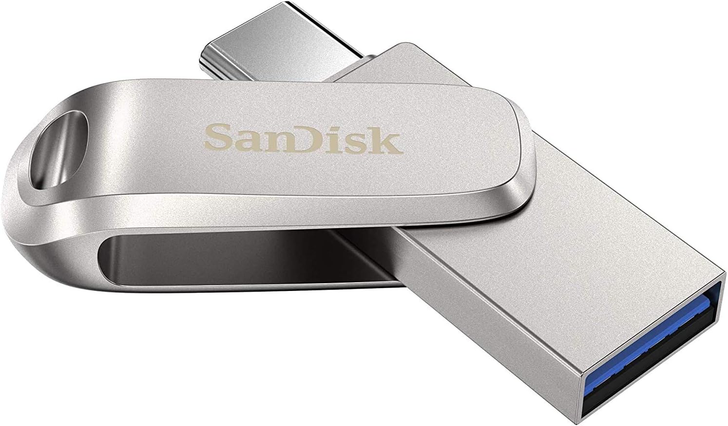 SanDisk Ultra Dual Drive Luxe USB Type-C 128GB and USB Type-A 3.1connector – High Speed 400MB/s for Smartphones, Tablets, and Computers
