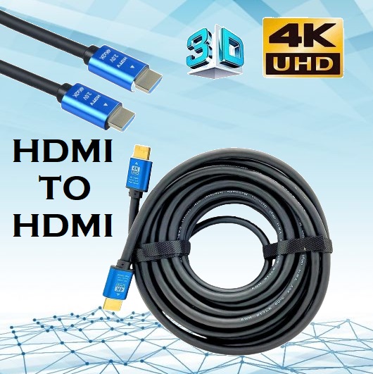 HDMI Cable | 20M, HDMI to HDMI Cable | Male to Male High Speed 18Gbps HDMI 2.0 Cord Supports 4K Ultra HD, 3D, 1080p, Ethernet Compatible for TV, Laptop, PC, Monitor & Projector