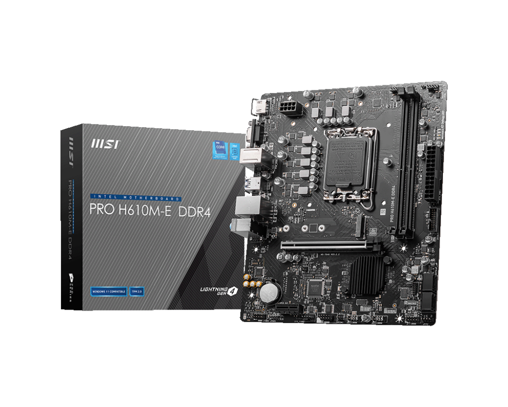 MSI H610M-E PRO DDR4 LGA 1700 MOTHERBOARD | 1 YEAR WARRANTY