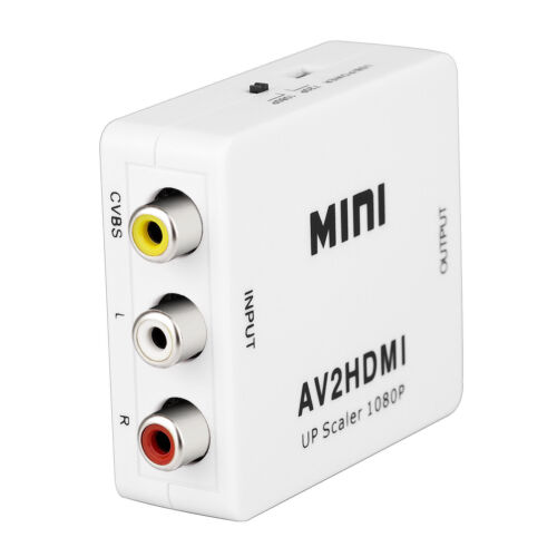 HD VIDEO CONVERTER AV TO HDMI FHD 1080P FOR DVR/RECEIVER AV-TO-HDMI-CON