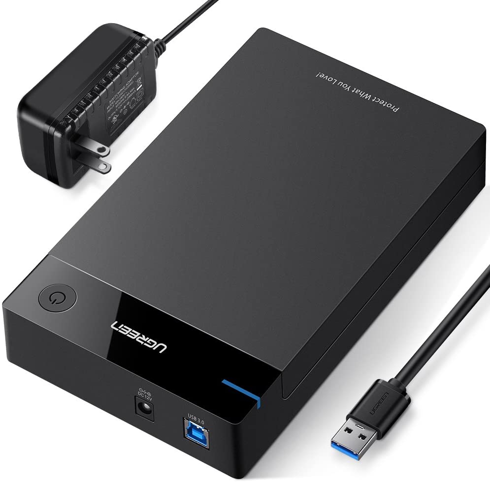 UGREEN External Enclosure for 3.5 2.5 Inch SATA USB 3.0 50422